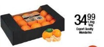 Checkers Export Quality Mandarins offer