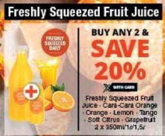 Checkers Freshly Squeezed Fruit Juice offer