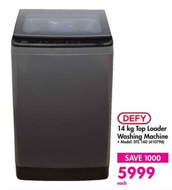 Makro DEFY 14 kg Top Loader Washing Machine offer