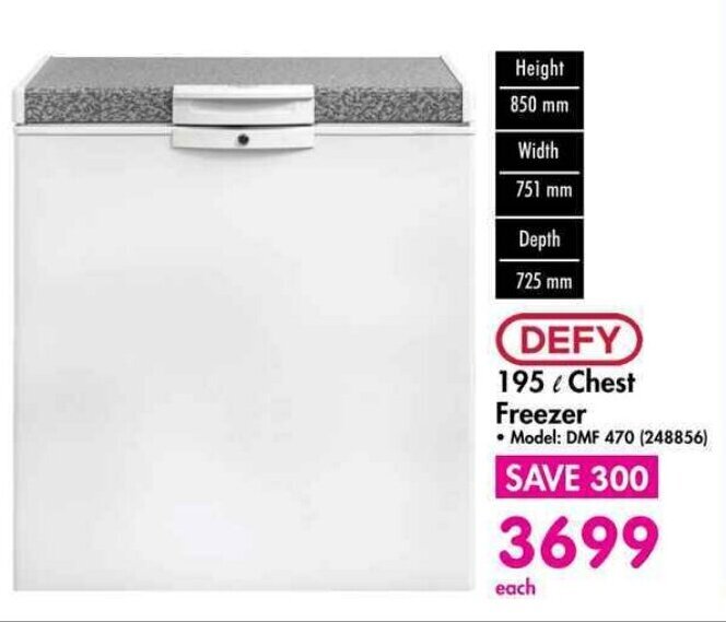 Makro DEFY 195L Chest Freezer offer