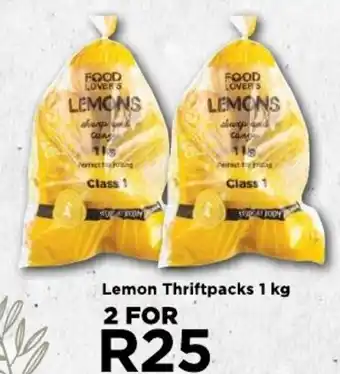 Food Lover's Market Lemon Thriftpacks 1 kg 2 FOR offer