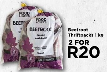 Food Lover's Market Beetroot Thriftpacks 1 kg offer