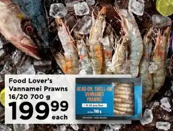 Food Lover's Market Food Lover's Vannamei Prawns 16/20 700 g offer