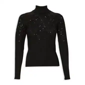 Truworths Black sequin detail sweater offer
