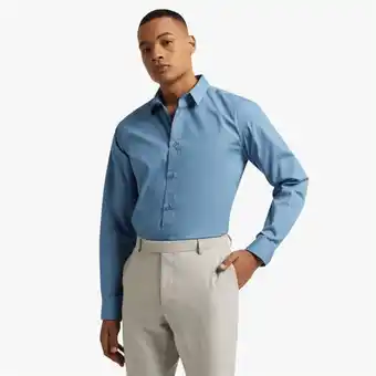 Markham Men's markham smart slimfit fashion blue shirt offer