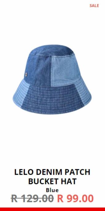 Dunns Lelo denim patch bucket hat offer