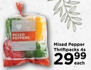 Food Lover's Market Mixed pepper thriftpacks-4s each offer