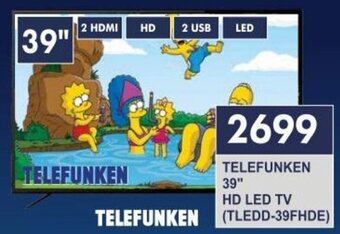President Hyper TELEFUNKEN 39" HD LED TV (TLEDD-39FHDE) offer