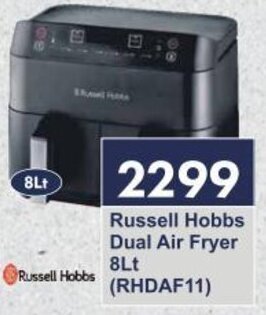 President Hyper Russell Hobbs Dual Air Fryer 8Lt (RHDAF11) offer