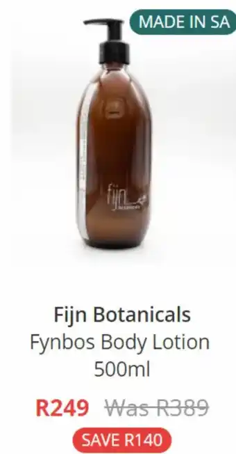 Fijn Botanicals Fynbos Body Lotion 500ml