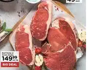 Food Lover's Market Beef rump or sirloin steaks-per kg offer