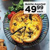 Food Lover's Market Quiche assorted-each offer