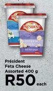 Food Lover's Market President feta cheese assorted-400g each offer