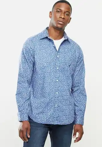 Superbalist Poplin print - blue offer