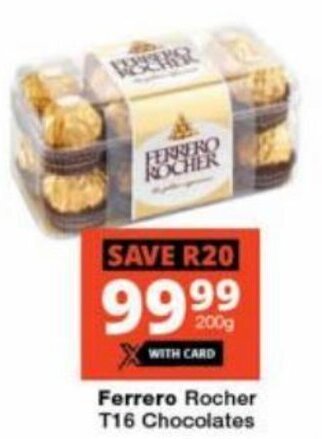 Checkers Hyper Ferrero Rocher T16 Chocolates offer