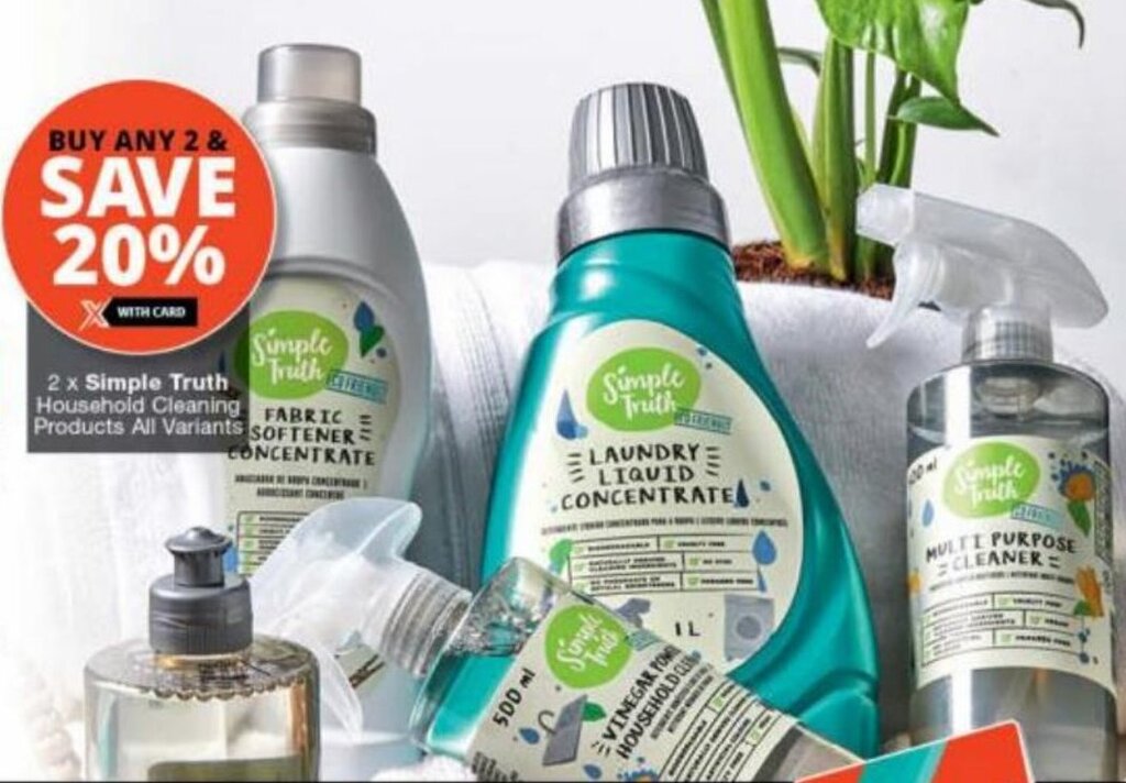 2xSimple Truth Household Cleaning Products All Variants offer at Checkers Hyper
