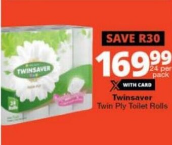 Checkers Hyper Twinsaver Twin Ply Toilet Rolls offer