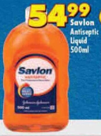 Shoprite Savlon Antiseptic Liquid 500ml offer