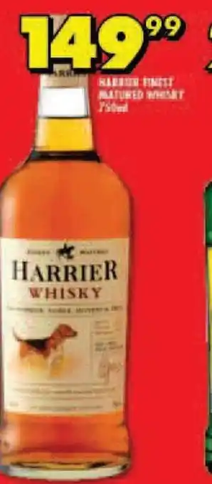 Shoprite Harrier Whisky offer