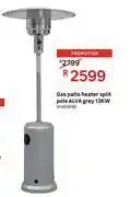 Leroy Merlin Alva grey 13kw gas patio heater split pole 81465890 offer