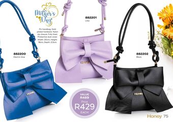 Honey Fashion Accessories Bags offer