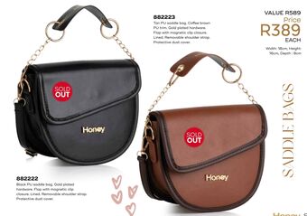 Tan pu handbag