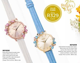 Honey Fashion Accessories Rose gold plated bracelet style watch offer
