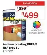 Leroy Merlin Duram anti rust coating ns4 grey 81417240-5l offer