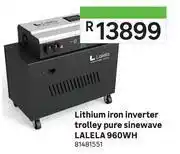 Leroy Merlin Lalela 960wh lithium iron inverter trolley pure sineware offer