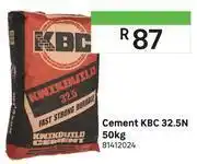Leroy Merlin Kbc cement 32.5n-50kg offer