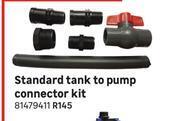 Standard tank to pump connector kit