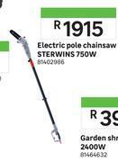 Leroy Merlin Sterwins electric pole chainsaw 750w offer