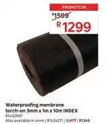 Leroy Merlin Waterproofing membrane torch-on 3mm x 1m x 10m index offer