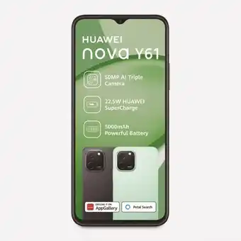Hi Huawei nova y61 dual sim network locked offer