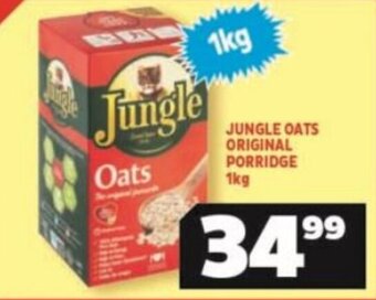 JUNGLE OATS ORIGINAL PORRIDGE 1kg
