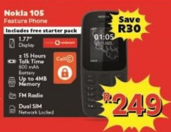 Usave Nokia 105 Feature Phone offer