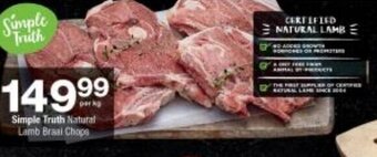 Checkers Simple Truth Natural Lamb Braai Chops offer