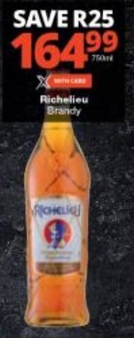 Checkers Richelieu Brandy offer