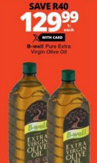B-well Pure Extra Virgin Olive Oil