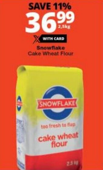 Checkers Snowflake Cake Wheat Flour offer