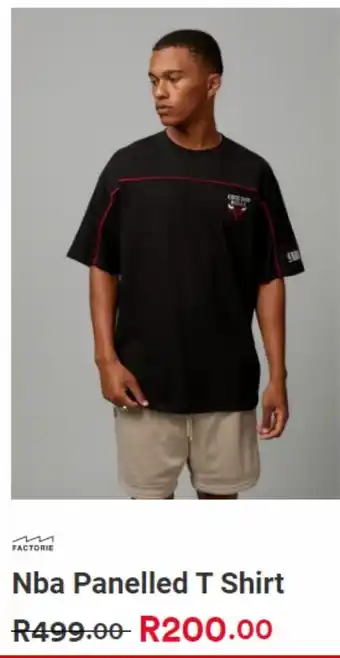 Factorie Nba panelled t-shirt offer