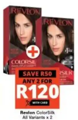Checkers Revlon ColorSilk All Variants x 2 offer