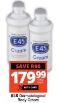 E45 Dermatological Body Cream