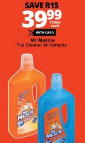 Mr Muscle Tile Cleaner All Variants