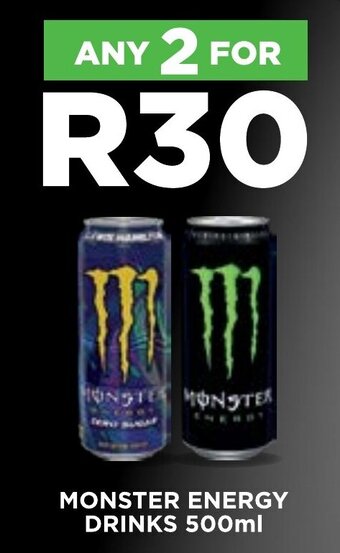 MONSTER ENERGY DRINKS 500ml
