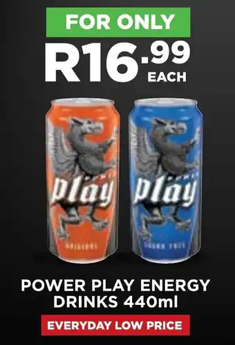 Fresh Stop POWER PLAY ENERGY DRINKS 440ml offer