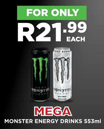 Fresh Stop MONSTER ENERGY DRINKS 553ml offer
