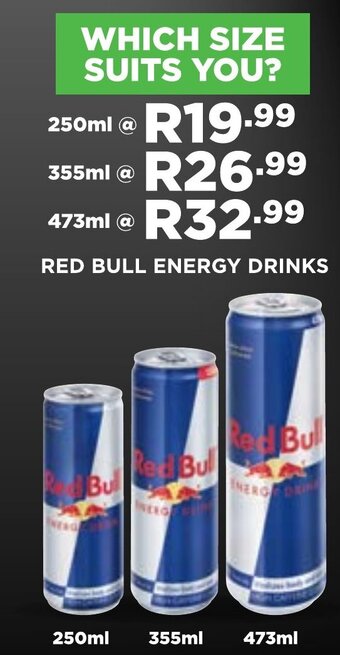 Fresh Stop RED BULL ENERGY DRINKS offer