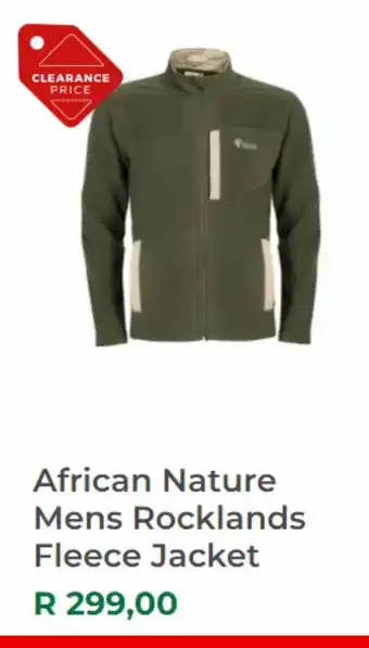 Outdoor Warehouse African nature mens rocklands fleece jacket offer