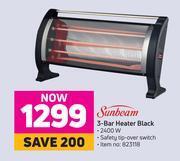 Game Sunbeam 3 bar heater black offer